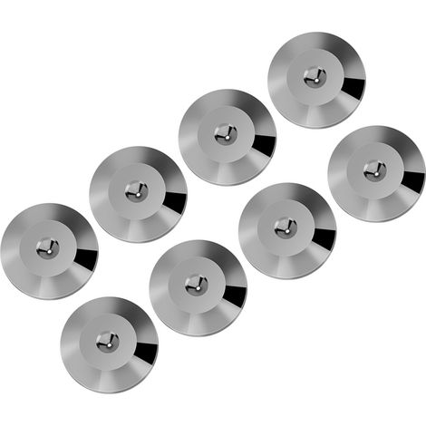 Set mit 8 universellen Kupfer-Anti-Schock-Pads (25 x 4 mm) für Lautsprecher, Farbe Gunmetal. (1/5)