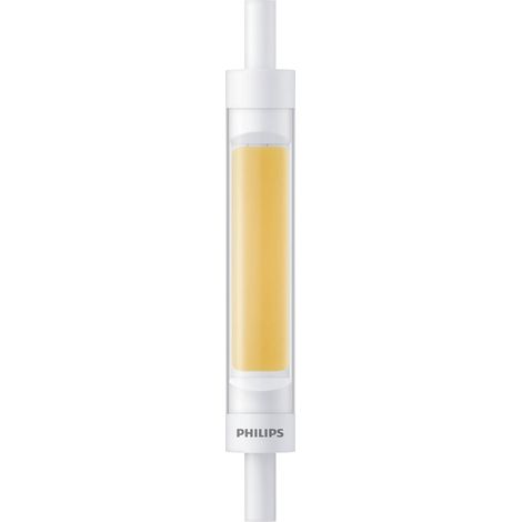 Philips – Ampoule LED R7S 60W 118mm – Équivalence 60W – Blanc neutre 3000K – Verre pour éclairage intérieur (1/4)