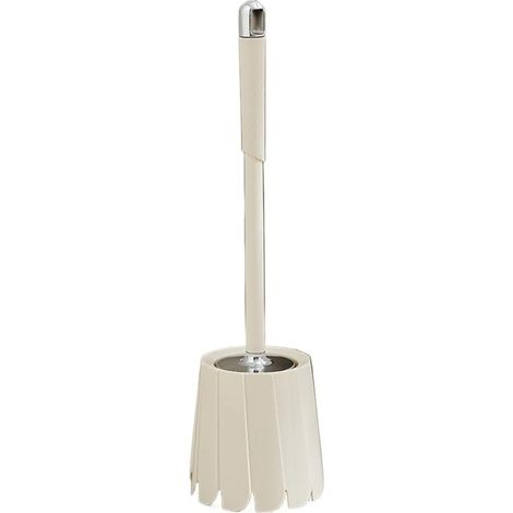 Brosse de nettoyage en profondeur pour toilettes, nettoyage de toilettes, salle de bain, ménage, avec base, brosse à long manche, gain de place (1/5)