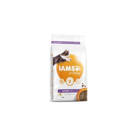 IAMS for Vitality Kitten Food with Fresh chicken - 2kg - 446115