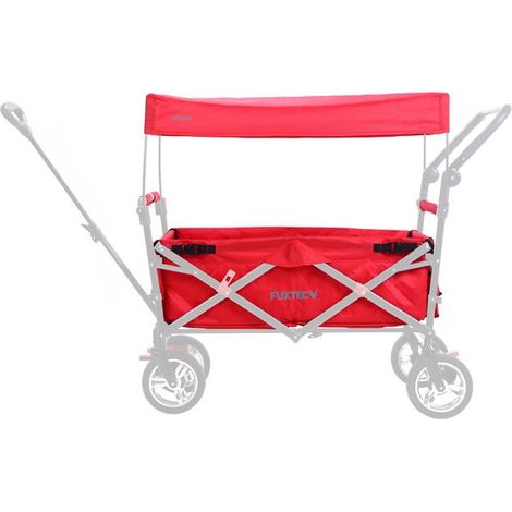 FUXTEC Stoffbezug für Bollerwagen in ROT - passend für alle FUXTEC Bollerwagen der CT-700 Serie - SK-CT700R