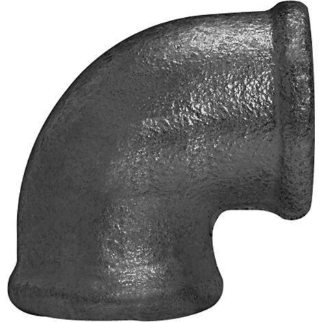 Riegler Winkel 90, 90°, Rp 2 i., Rp 2 i., Temperguss schwarz (1/2)
