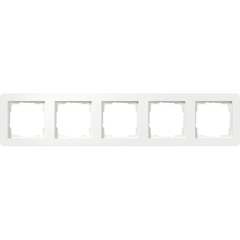 Gira Telaio di copertura 5f Gira E1 bianco puro [0215150], 0215 150