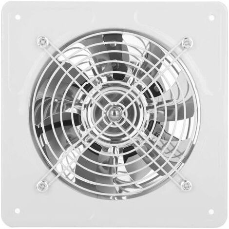 Ventilateur d'Extraction 6 Pouce Extracteur d'Air Ventilation Murale Silent pour Salle de Bain Garage Cuisine 40W 220 V Ventilo 1100m3 / H Débit d'Air et 50 60 dBA (1/5)
