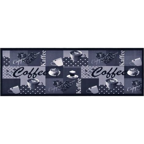 Tapis de cuisine lavable-Tapis de salon-Tapis Chambre Bleu café 60x300 cm 145774 (1/5)