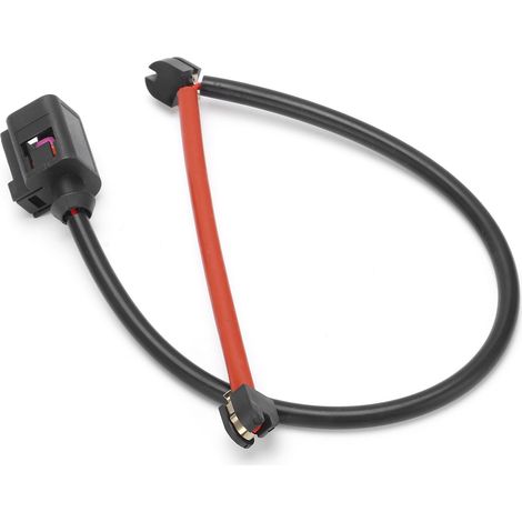 VOLLSUN Capteur d'Usure Plaquettes de Frein Avant 7L0907637 Noir Rouge Remplacement pour Porsche Cayenne 2003-2010 (1/5)