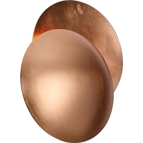 QAZQA Modern Wall Lamp Copper 34.5cm 2-Lights - Sunrise