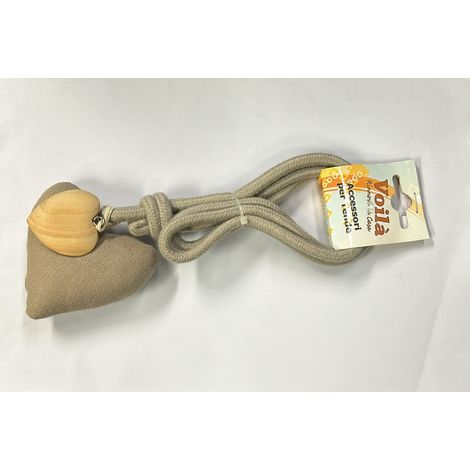 VOILA' - CALAMITA PER TENDA EMBRASSE CUORE 35CM GRIGIO