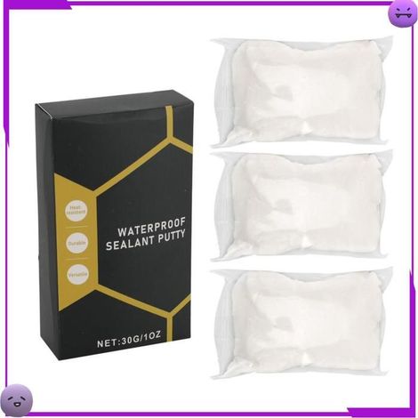 Pâte de réparation étanche 30g - Mastic pour bouchage de trous, joints de tuyaux, et climatiseurs (1/5)