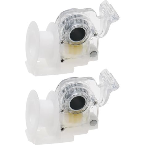 2 Pièces Mécanisme d'inclinaison pour Store vénitien 50x40 mm Mécanisme de contrôle d'inclinaison pour hexagone de 6 mm adapté aux Stores vénitiens en Bois de 50 mm (1/5)