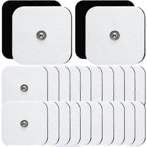 Électrodes de rechange pour appareil TENS 40 électrodes adhésives Électrodes de rechange réutilisables (1/5)