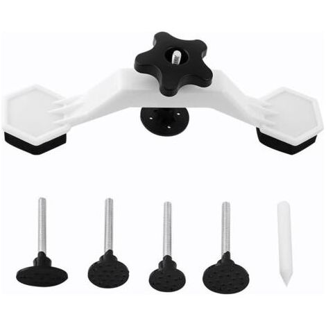 Outils debosselage carrosserie, Car Dent Puller, Kit de debosselage Voiture, Kits de Réparation de Dents, Ventouse Carrosserie, 1 extracteur de Pont + 1 Stylet + 5 languettes de Colle (1/5)