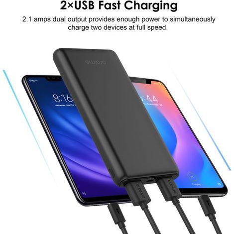 Power Bank Toivize da 10000 mAh – Porta USB – Design compatto e leggero – Indicatore LED – Ricarica i telefoni in movimento – Al lavoro e all'aperto (1/5)