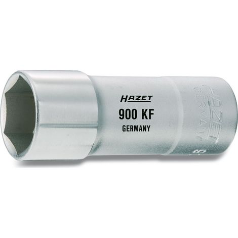 Hazet 900Akf Inserto Chiave a Bussola per Candele di Accensione, Argento, Attacco Quadro, Cavo, 12.5 mm 1/2 di Pollice (1/5)