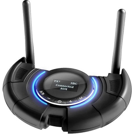 Récepteur Émetteur Bluetooth 5.0 pour Musique et Appels Mains Libres avec Adaptateur Aux (1/4)
