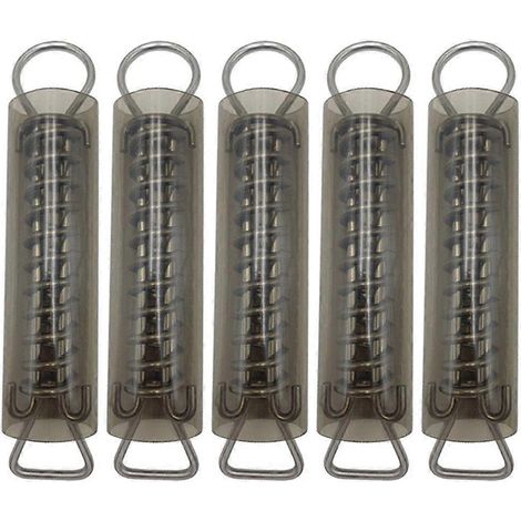 5 jeux de ressorts pour couvertures de piscine avec manchons, ressorts en acier inoxydable pour couvertures de piscine (1/5)