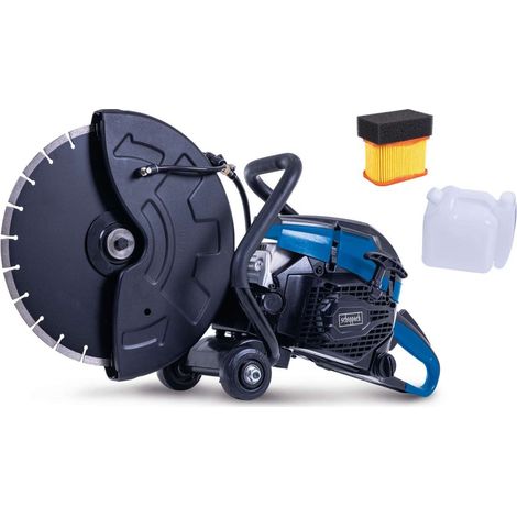 Motocortadora a gasolina 65cc para cemento disco 350mm Scheppach pts400