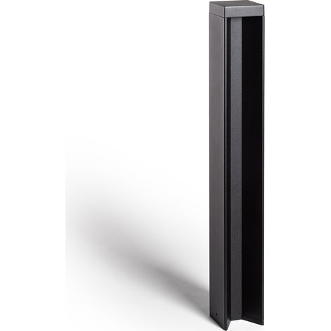 Baliza Exterior LED 65cm 11W Aluminio Renald Negro Negro (1/5)