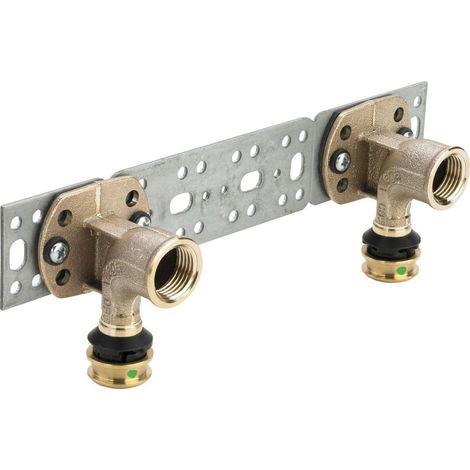 Viega Raxofix-Unità di montaggio, d 16mm, Rp 1/2, Interasse 80/100/150 Acciaio zincato Modello 5321.61, 690144