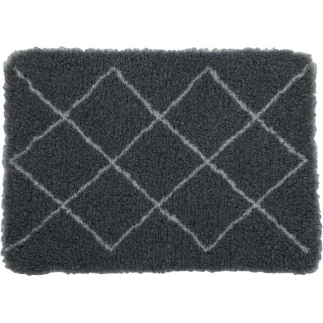 Tapis isolants pour chiens 50 x 70 cm gris avec motif berbère. - zolux (1/4)