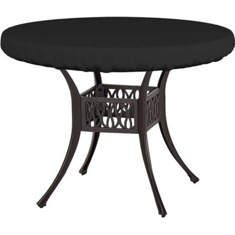 Housse de Protection Exterieur Table Basse Petite Housse Table Basse Salon de Jardin Housse pour Plateau de Petite Table Ronde Housse Table Bistrot Anti UV 210D Tissu Oxford Ø92x10cm