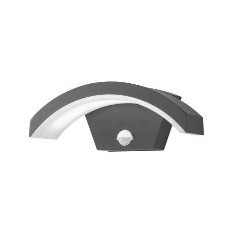 Applique LED CURVILIGNE - 6W + Détecteur Miidex Lighting® blanc-chaud-3000k - anthracite (1/5)