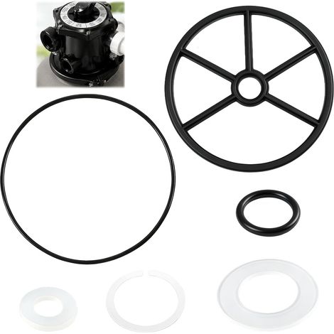 Kit Réparation Joint d'Araignée pour Vanne de Filtre Piscine, Compatible avec Vari-Flo XL, Joint Torique et Joint de Couvercle, Remplace SPX0710CA (1/5)