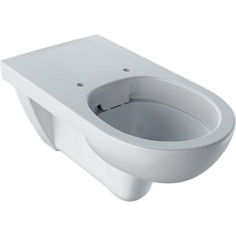 Inodoro suspendido Geberit Renova Comfort, extendido, Rimfree, 70cm, Blanco
