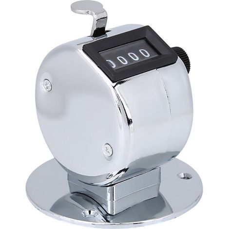 Mini compteur portatif en métal à 4 chiffres, pour jeux de sport, Golf (1/4)