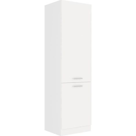 Atlas – Colonne de cuisine 2 portes – Dimensions L 60 x P 58 x H 210 cm – Matériaux en bois et panneaux de particules – Rangement spacieux (1/2)