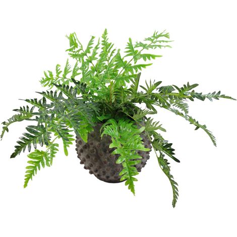 50cm Luxury Artificial Evergreen Fern Plant (1/4)