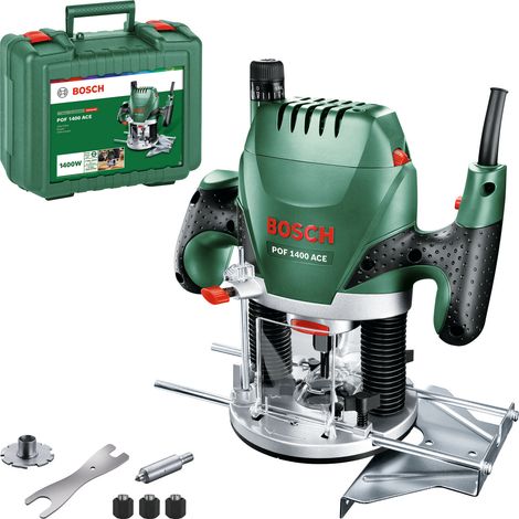 BOSCH DIY POF-1400-ACE 240v Plunge router 1/4" collet (1/5)