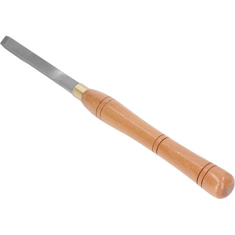 Gouge à bois HSS pour tournage avec manche ergonomique en hêtre - Outil de tournage professionnel (1/5)