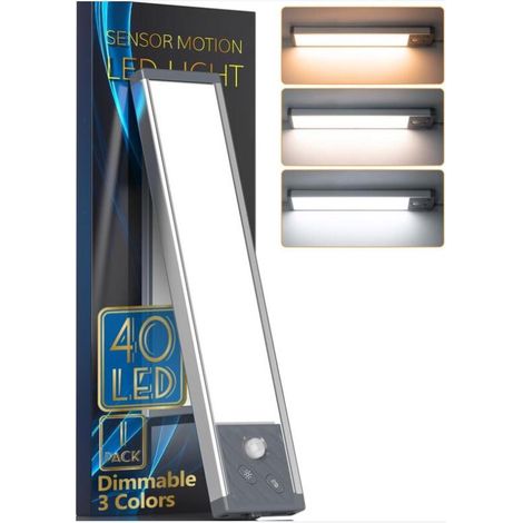 Lumiere Cuisine Sous Meuble Dimmable,Argent (3 Temp. Couleur) (1/4)