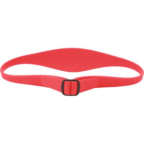 Guide de coupe de poils en silicone réglable pour contours du cou, adapté aux enfants et adultes - Rouge (1/5)