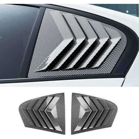 Suitable for BMW 5 Series G30 international version 2018-2023, exterior modification sticker for rear window louver. (1/5)
