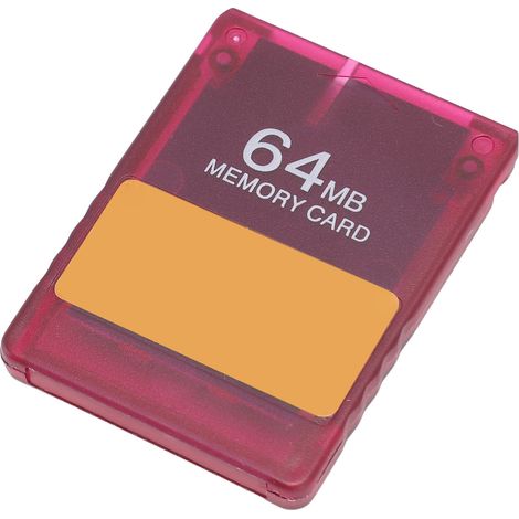 Carte mémoire pour console V1.966 OPL HD Loader Program Card Game Start Card avec boîtier transparent rouge transparent 64 Mo (1/5)