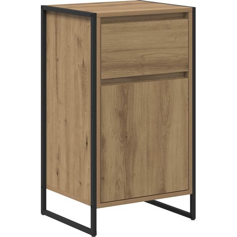 Vitrina Roble Artesanal 43 x 36 x 75,5 cm Madera contrachapada vidaXL