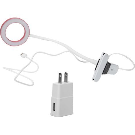 Lampe de lecture LED pliable avec protection oculaire et tuyau flexible, lampe de maquillage portable USB (1/5)