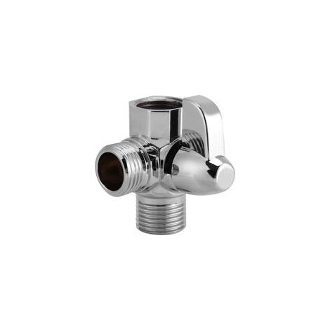 3-Wege-Multifunktions-Duschumstellventil, G1/2"-Wasserabscheideradapter, Duschzubehör, Apple Badezimmer-Ersatzteile (Zwei-Funktions-Wasserabscheiderventil - Crezuo)