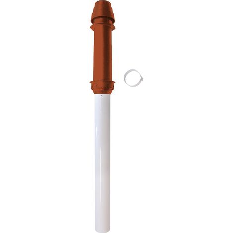 Vaillant Passaggio a tetto verticale per tecnica a condensazione, 60/100 PP, rosso, 0020220657
