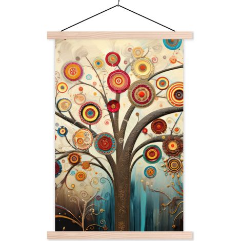 TEXTILE WALL ART Tree - Tree of life - Color 60x90 cm (1/3)