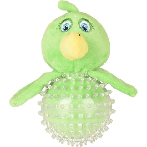 Jouet pour chien Poulet WILCO vert longueur 16 cm env - Flamingo