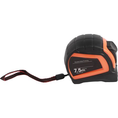 Ruban à mesurer en acier haute précision règle outil de mesure 7,5m x 25mm pour menuiserie (1/5)