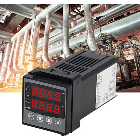 Régulateur de température WS-T10-5 CC 24 V, régulateur de température PID à affichage numérique, régulateur de température intelligent (1/5)