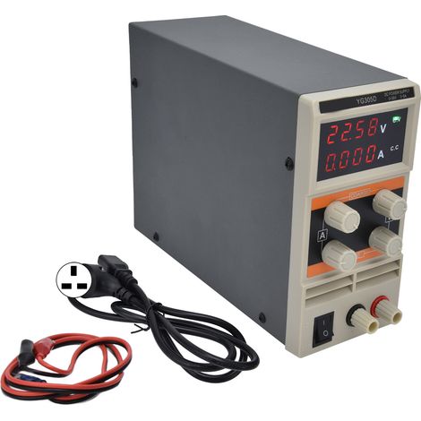 305D Adjustable 30V 5A Digital Display Adjustable DC Regulated Power Supply for Mobile Phone and Appliance Repair (4-digit Digital Display Power Supply with CE Certificate) UK Standard (250V) (1/5)