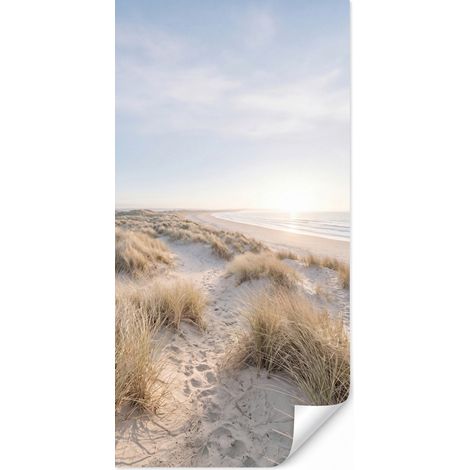 Carta da Parati Dune - Spiaggia - Beige 100x220 cm (1/5)