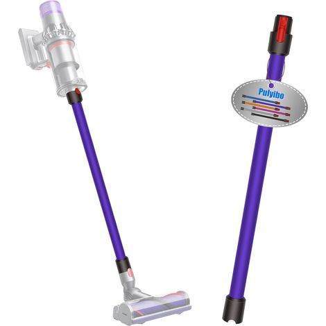 Verlängerungsrohr für Dyson V15 V11 V10 V8 V7 Staubsauger, Rohr für Dyson Ersatz Teleskoprohr Schnellspanner Verlängerungsstange, Staubsaugerrohr Zubehör 73cm（Violett）