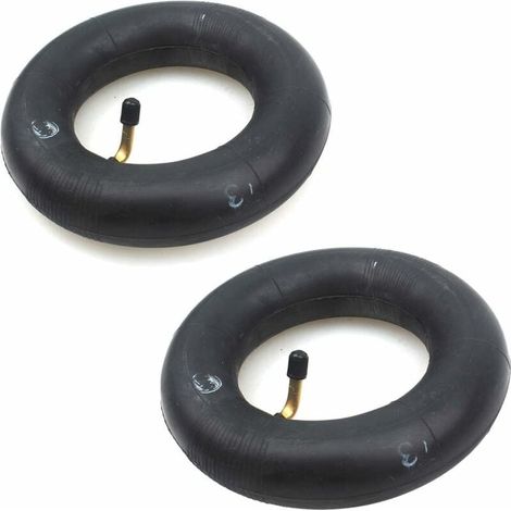 Chambre À Air En Caoutchouc Butyle - 200 x 50 mm - Valve Oblique 45° Et 90° - Pour Trottinette Électrique 8 Pouces - Lot De 2 (1/5)