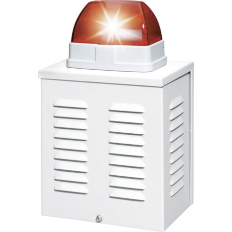 ABUS SG1650 Alarm-Sirene mit Blitzleuchte 110 dB Rot Innenbereich, Außenbereich 12 V/DC (1/2)